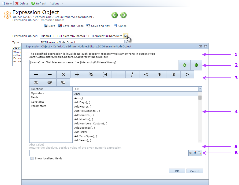 Expressions. End-User Capabilities