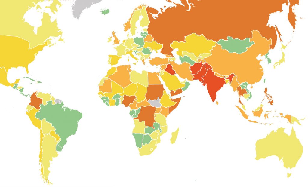 Heat Maps for Data Visualization in Ranet OLAP