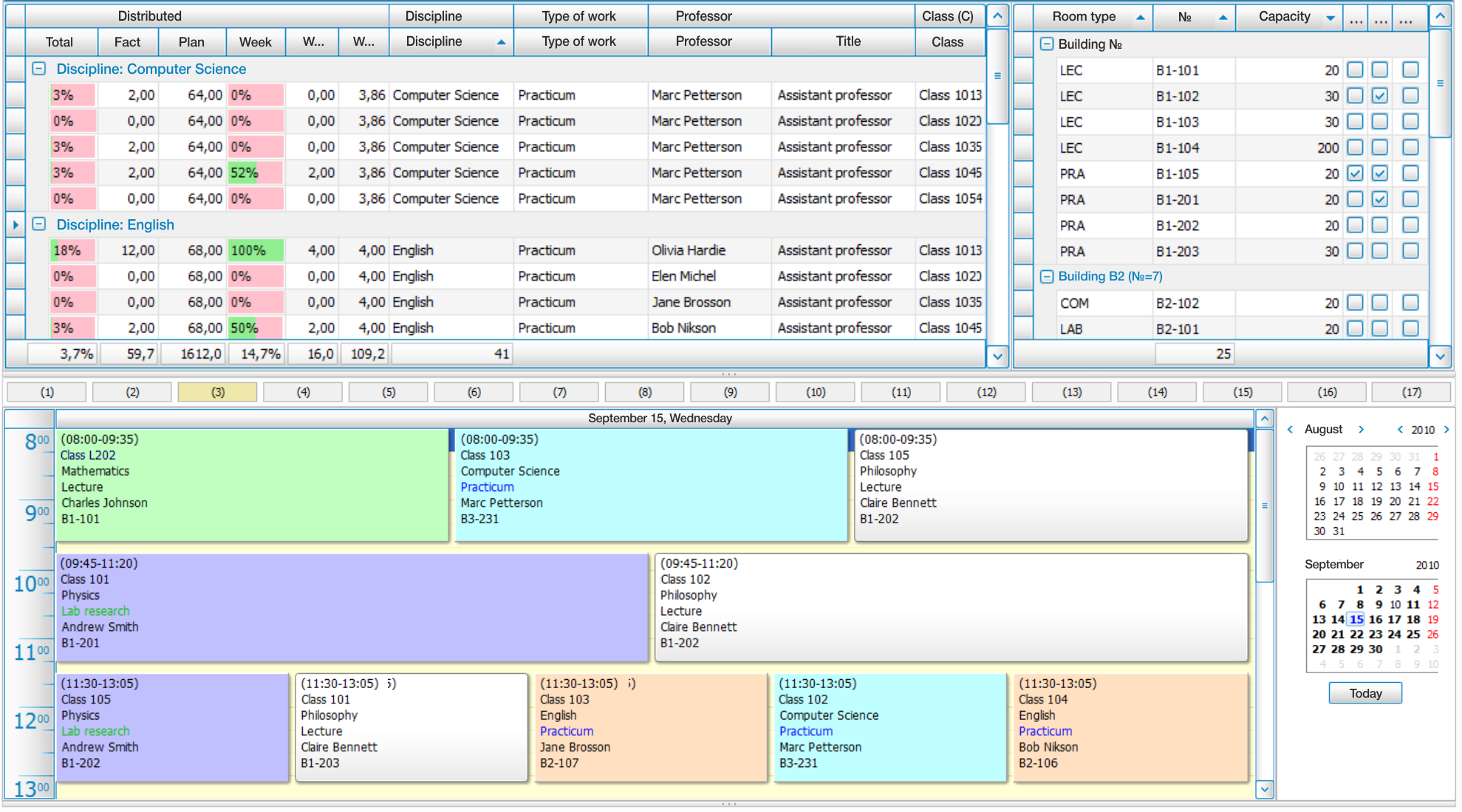 CLASS SCHEDULING SOFTWARE BUILT ON XAFARI Galaktikasoft