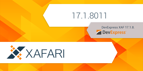 New Build: Xafari Framework 17.1.8011