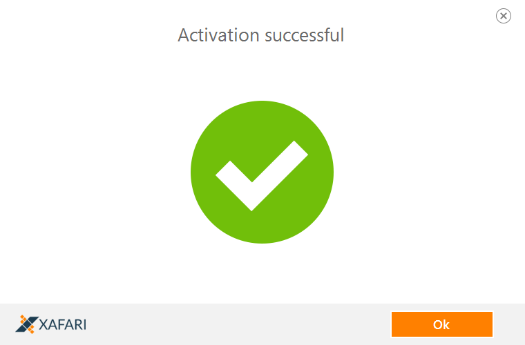 successful activation