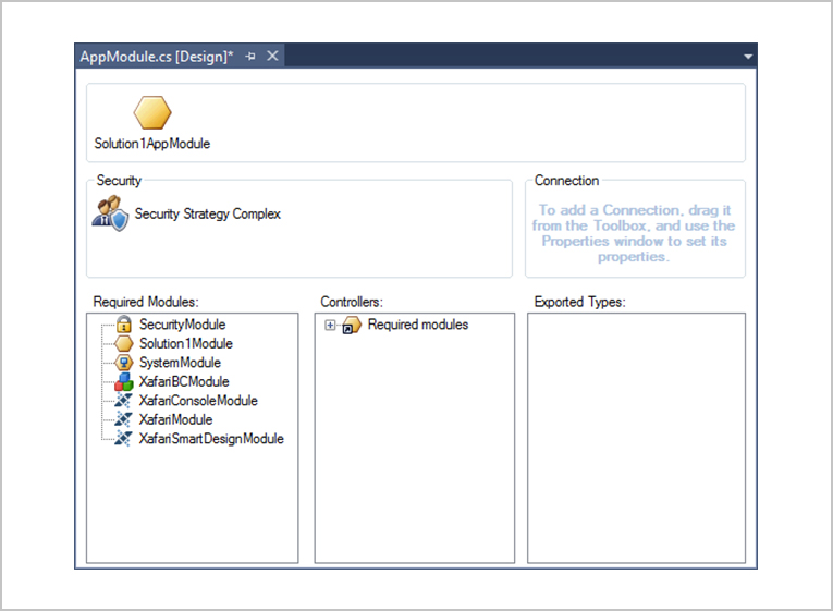 xafari appmodule for devexpress xaf