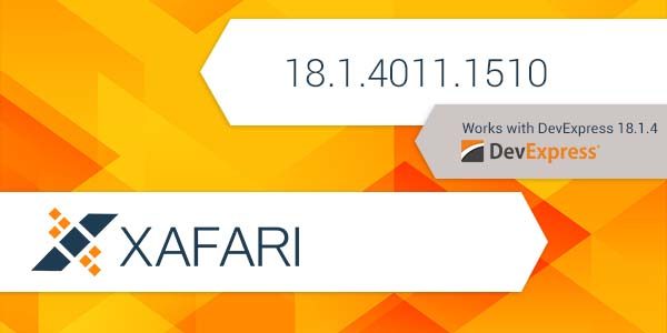 New Build: Xafari 18.1.4011.1510