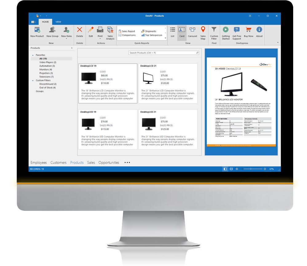 Devexpress WinForms