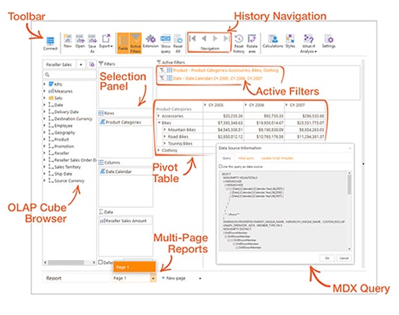 Two pivot table options: Simple